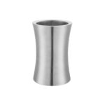 Sleek Curve Double Wall Wine Cooler Supplier - Stainless Steel Hourglass Wine Chiller with Vacuum Insulation