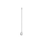 Sleek Straight Stem Mixing Spoon Supplier - Stainless Steel Mixing Spoon with Straight Stem and Teardrop Finial