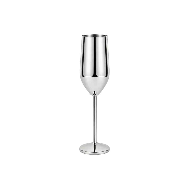 Slim Line Champagne Flute Supplier - Stainless Steel Ultra-Slender Champagne Flute with Mirror Polish