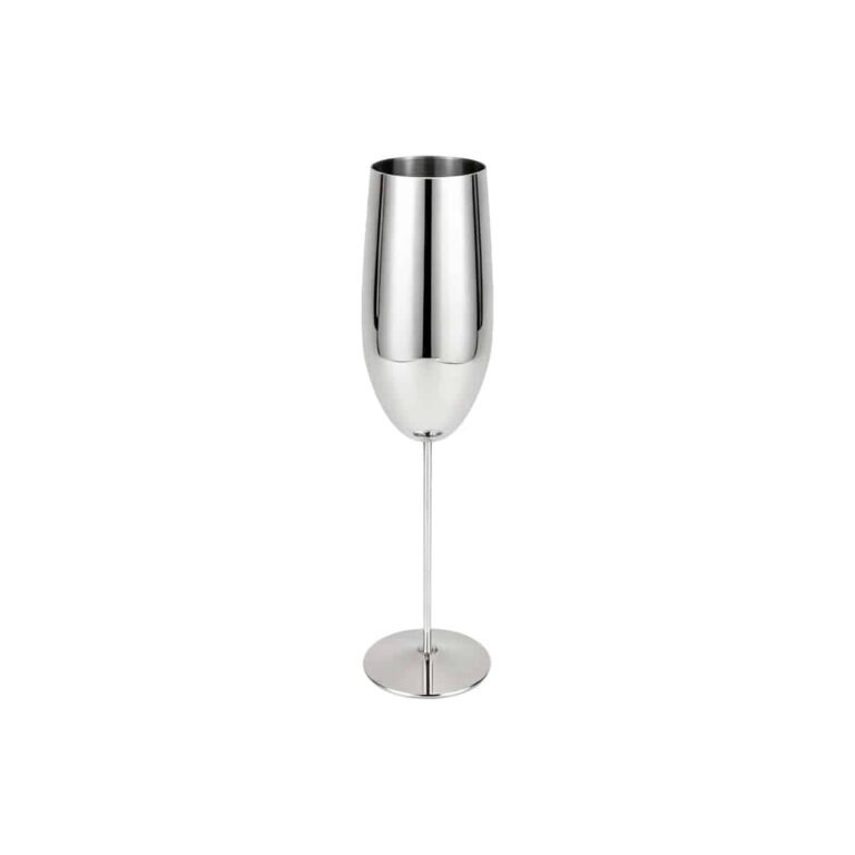 Slim Stemmed Champagne Flute Supplier - Stainless Steel Ultra-Slender Champagne Flute with Mirror Polish
