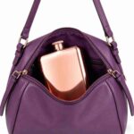 Smooth Contour Stainless Steel Hip Flask Used for Discreet Spirits at Outdoor or Corporate Gathering