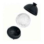 Close-up of High-Definition Sphere Silicone Ice Ball Mold Interior and Texture