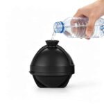 Sphere Silicone Ice Ball Mold Used in Whiskey Glass for Premium Cocktail Presentation