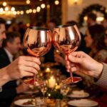 Professional Wine Service with Shatterproof Stainless Steel Balloon Goblet at High-End Outdoor Event