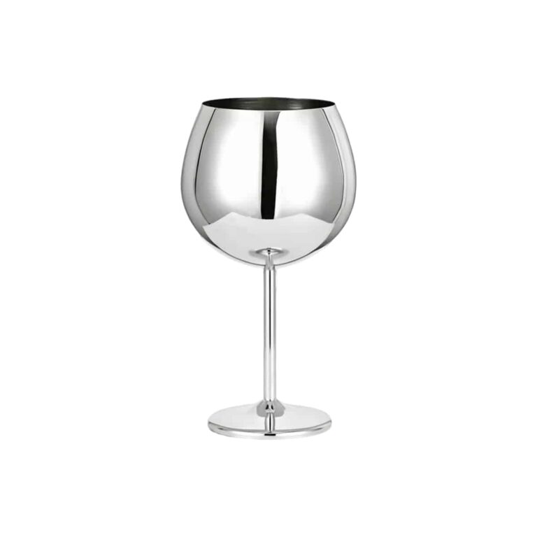 Stainless Steel Balloon Wine Goblet Supplier - Premium 304 Stainless Steel Balloon Wine Goblet with Mirror Polish