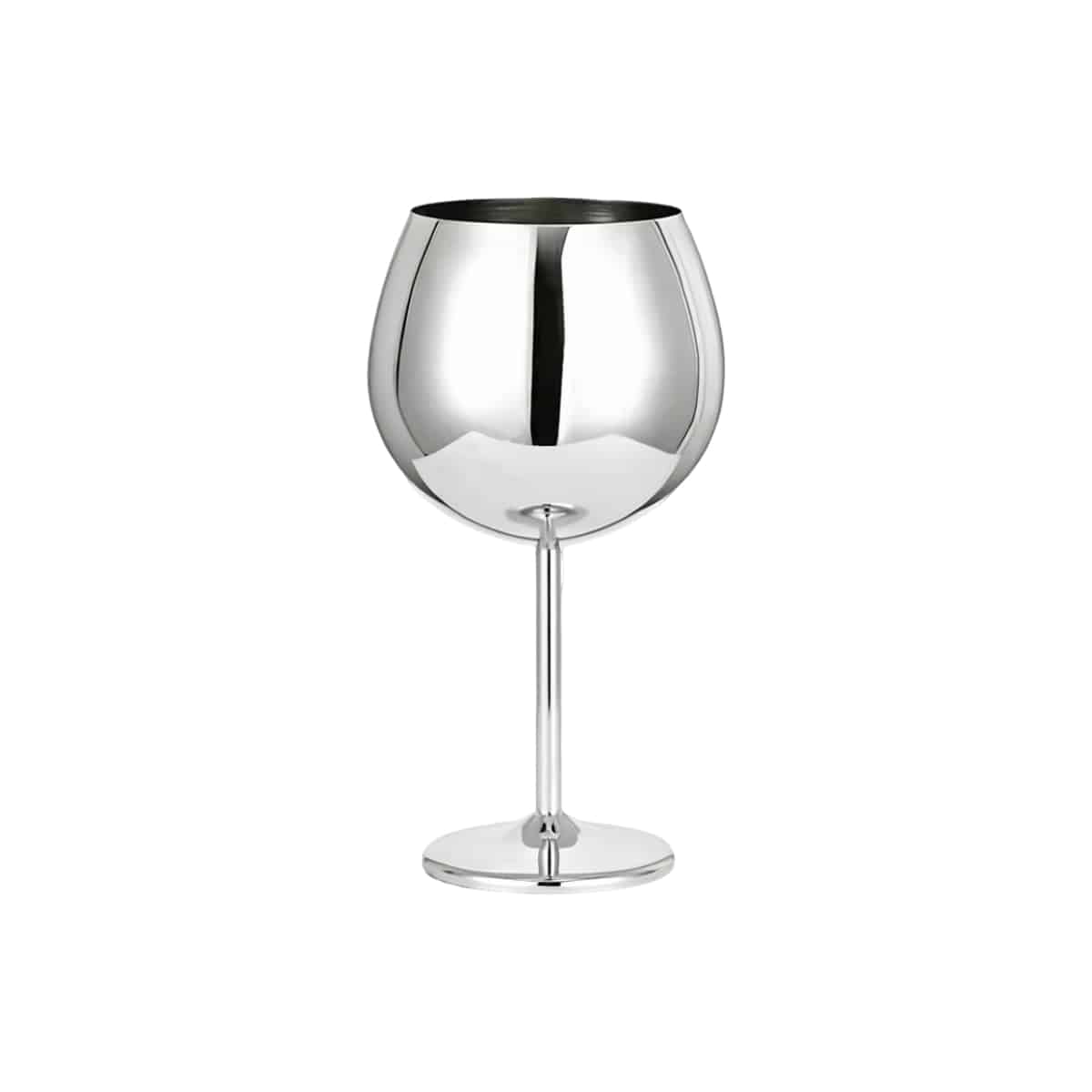 Stainless Steel Balloon Wine Goblet