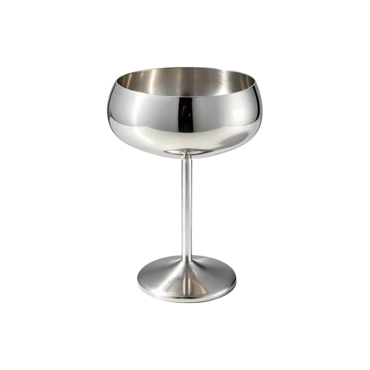 Stainless Steel Coupe Glass