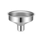 Stainless Steel Funnel Supplier - Premium 304 Stainless Steel Funnel with Air-Release Groove