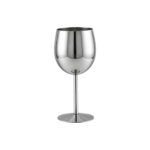 Stainless Steel Wine Glass Goblet Supplier - Premium 304 Stainless Steel Wide-Bowl Wine Goblet