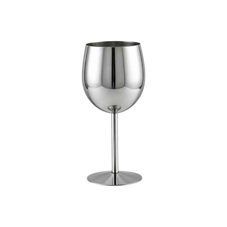 Stainless Steel Wine Glass Goblet Supplier - Premium 304 Stainless Steel Wide-Bowl Wine Goblet