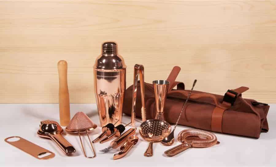 stainless steel cocktail shaker set wholesale manufacturer 304 grade barware