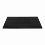 Rectangular Bar Service Mat Supplier - Large Heavy-Duty Rubber Bar Mat with Drainage Grid
