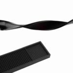 Single End Long Bar Mat Detail View - Drainage Prongs and Smooth Single End Tool Block