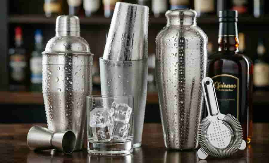 How to Use a Cocktail Shaker: Step-by-Step Guide for Every Shaker Type 1 cocktail shaker setup bar tools ingredients jigger strainer ice ready to shake