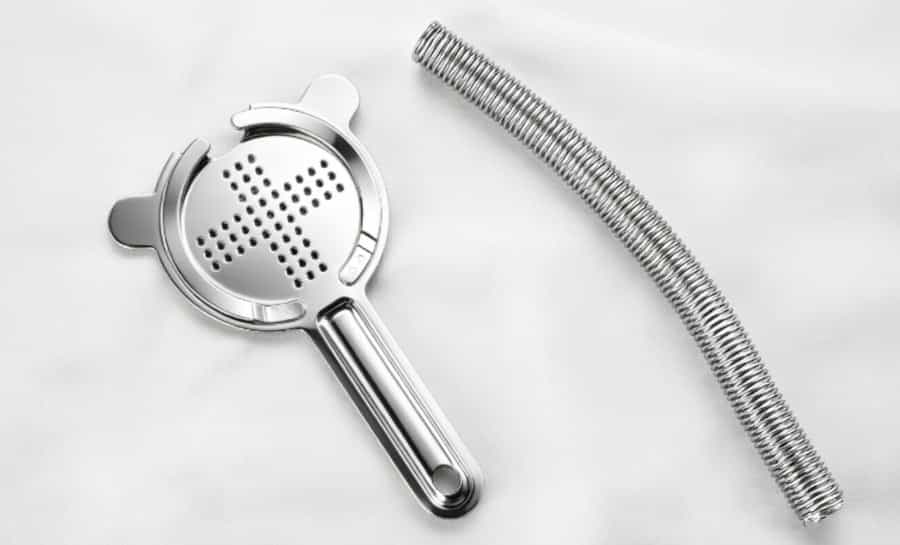 hawthorne cocktail strainer stainless steel spring coil